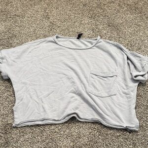 Casual Gray Women's Top